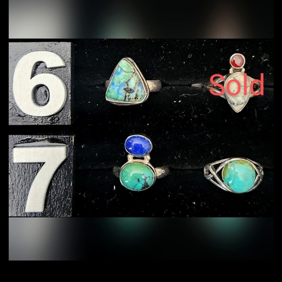 NEW Size 5.5 Genuine Sterling Silver Rings - Picture 5 of 10